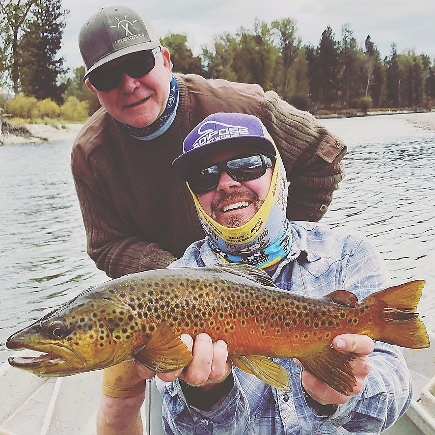 Half day fly fishing float trip on the Bitterroot River Montana