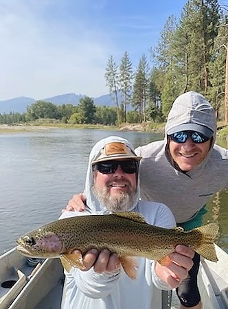 Westslope cutthroat trout caught on the Clark Fork River Missoula Montana